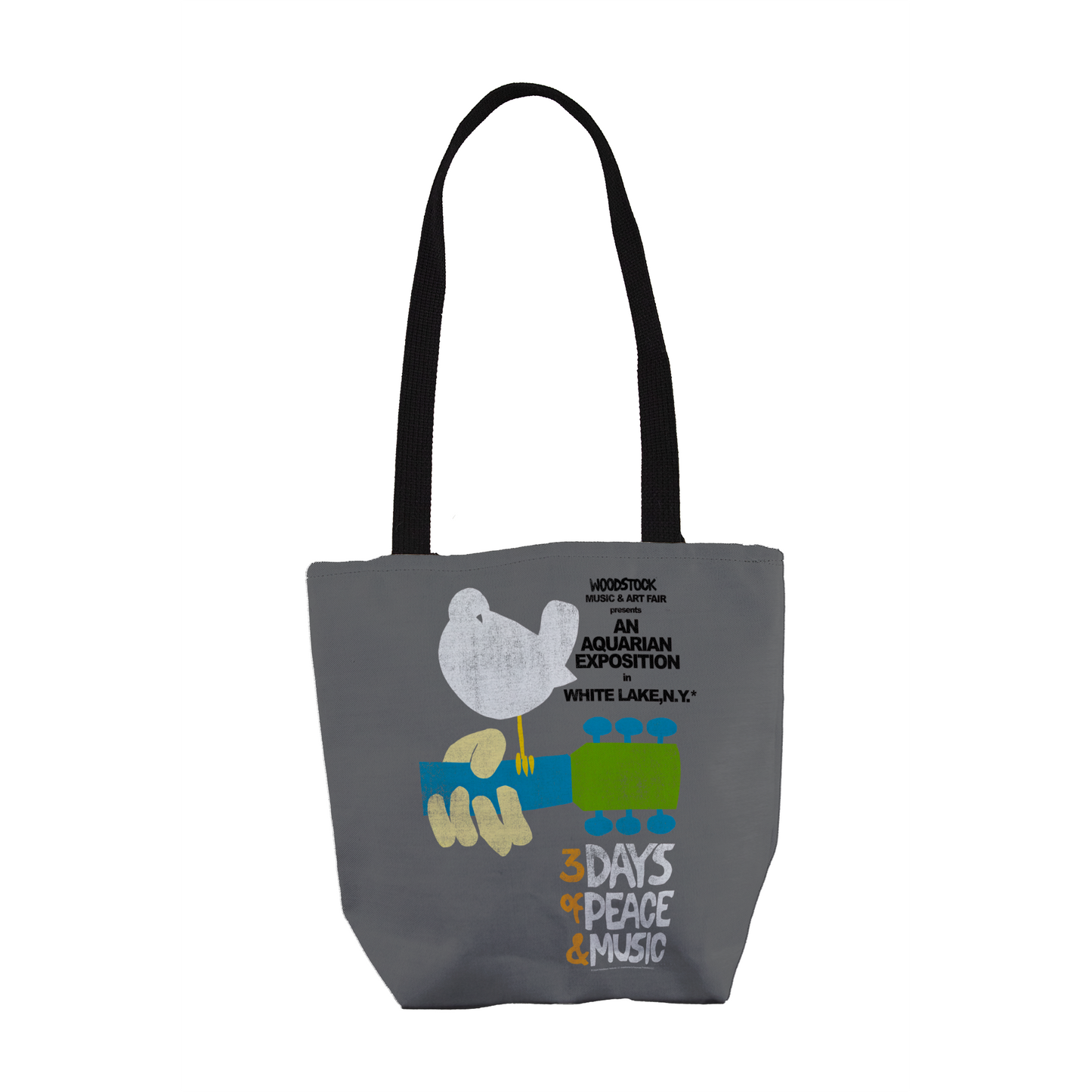 Woodstock Festival Poster and Woodstock Festival Poster with Tote Bag