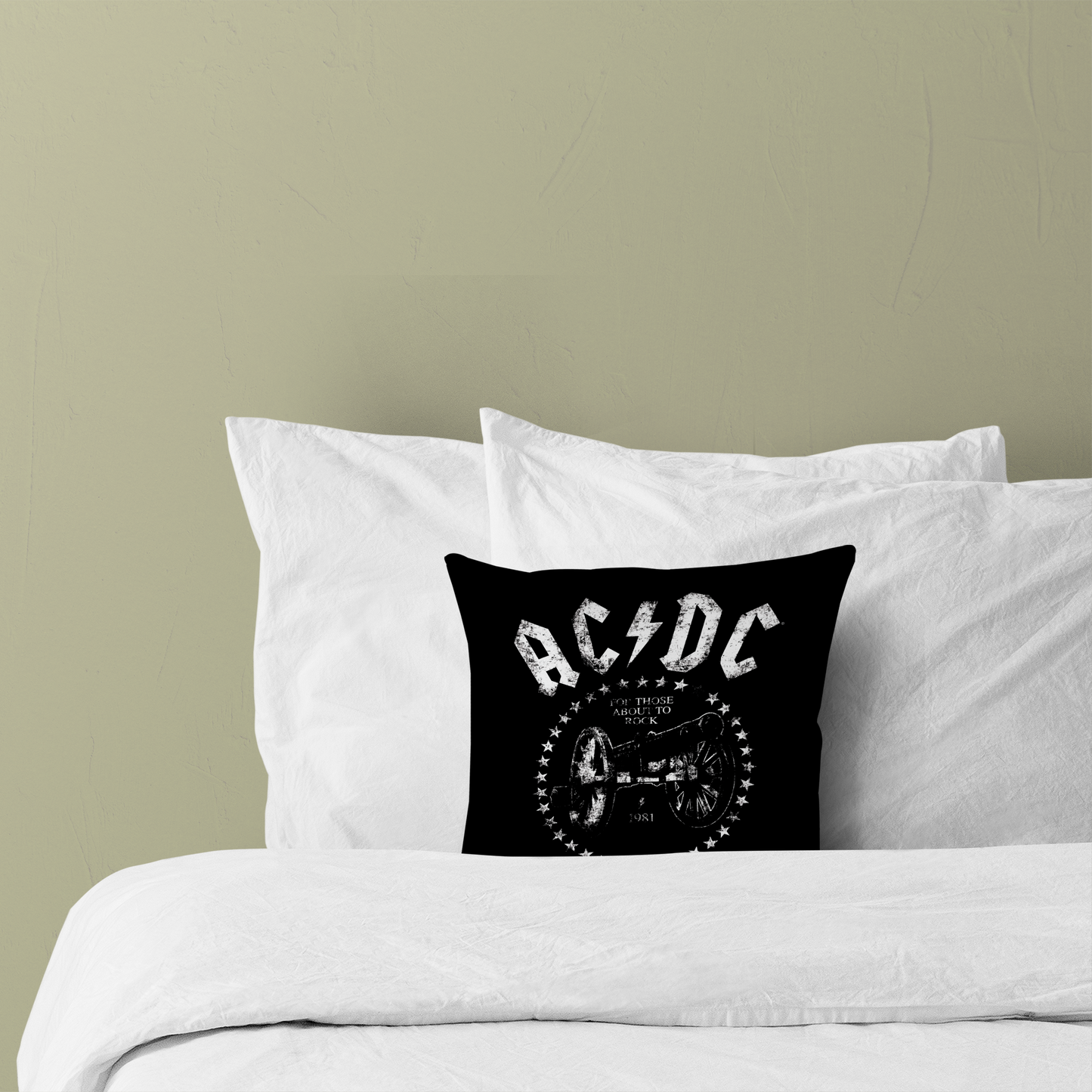 ACDC We Salute You Cannon Pillow