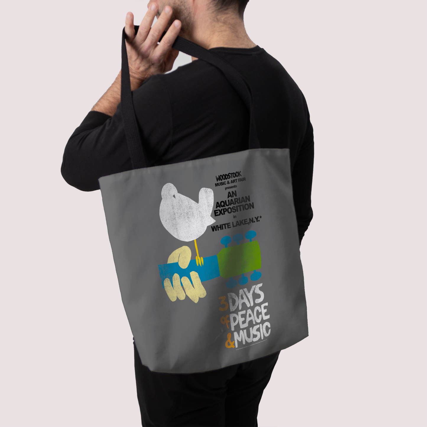 Woodstock Festival Poster and Woodstock Festival Poster with Tote Bag