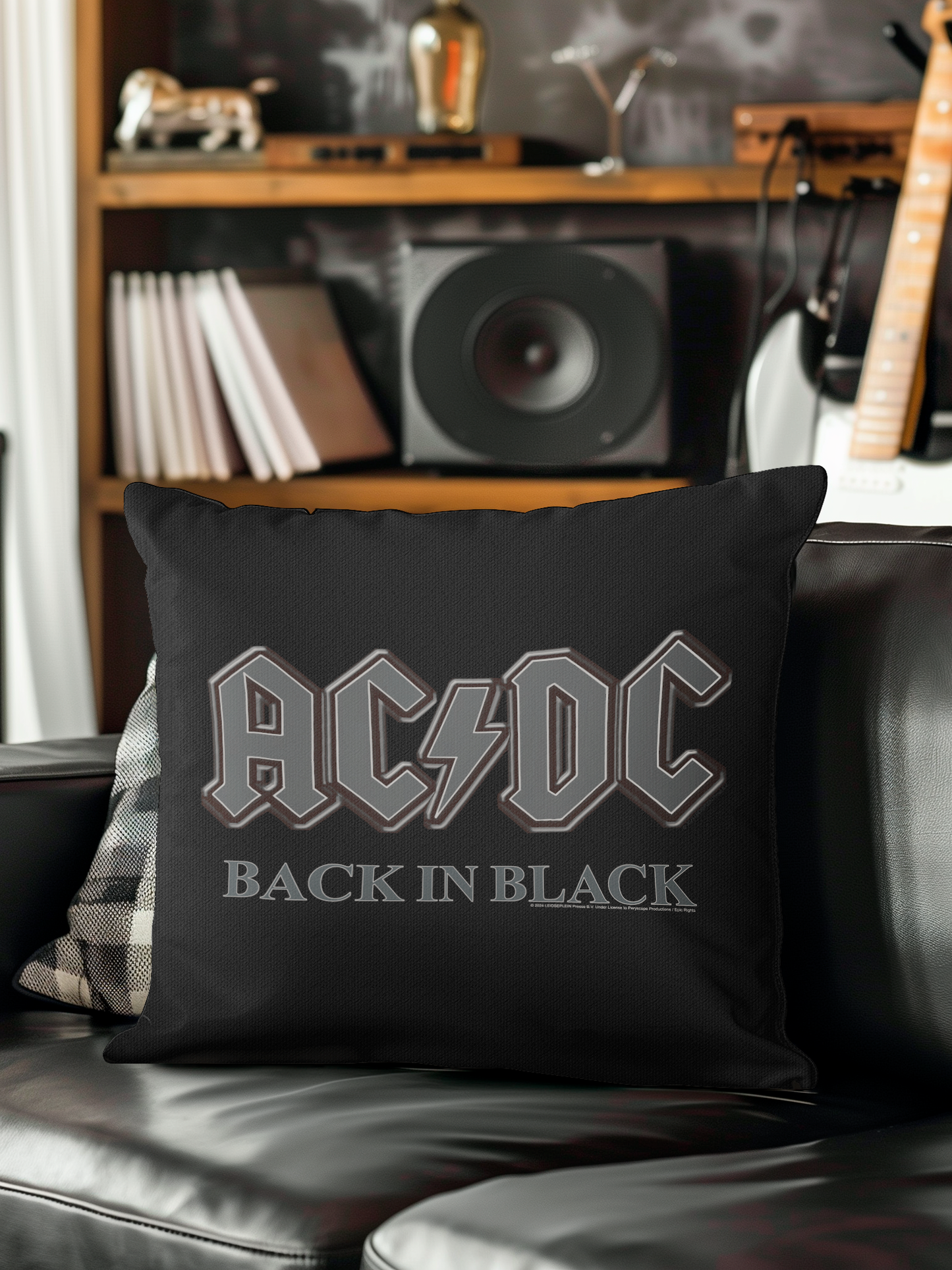 ACDC Back in Black Pillow