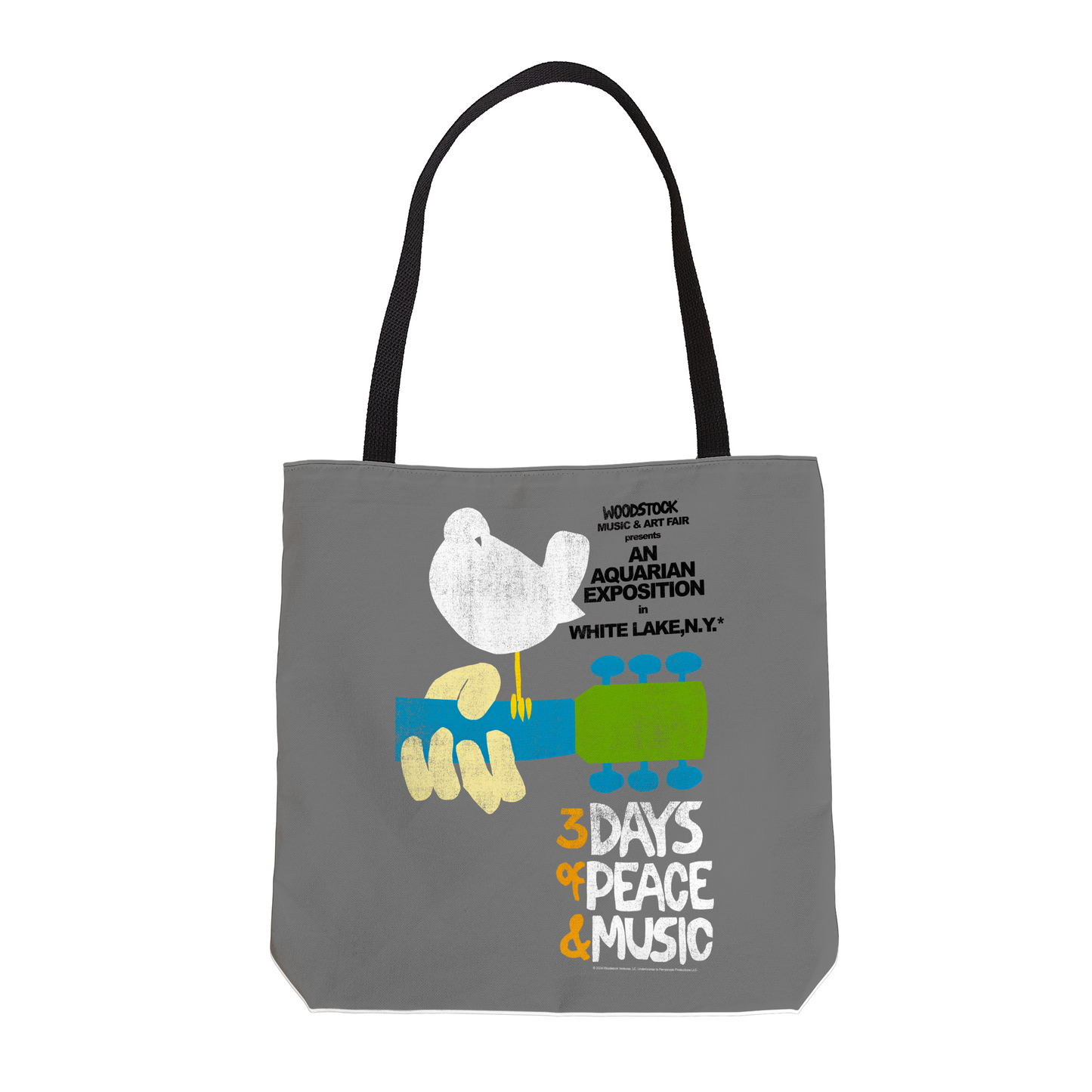 Woodstock Festival Poster and Woodstock Festival Poster with Tote Bag