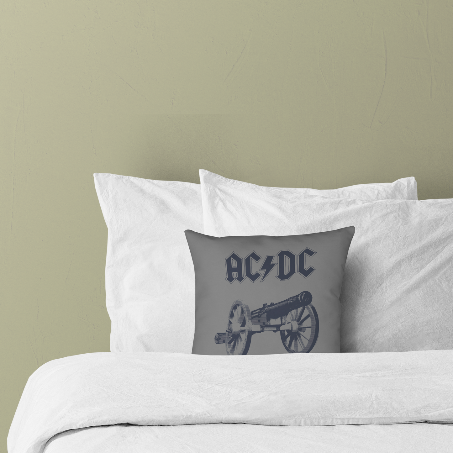 ACDC Cannon Tie Dye Pillow square