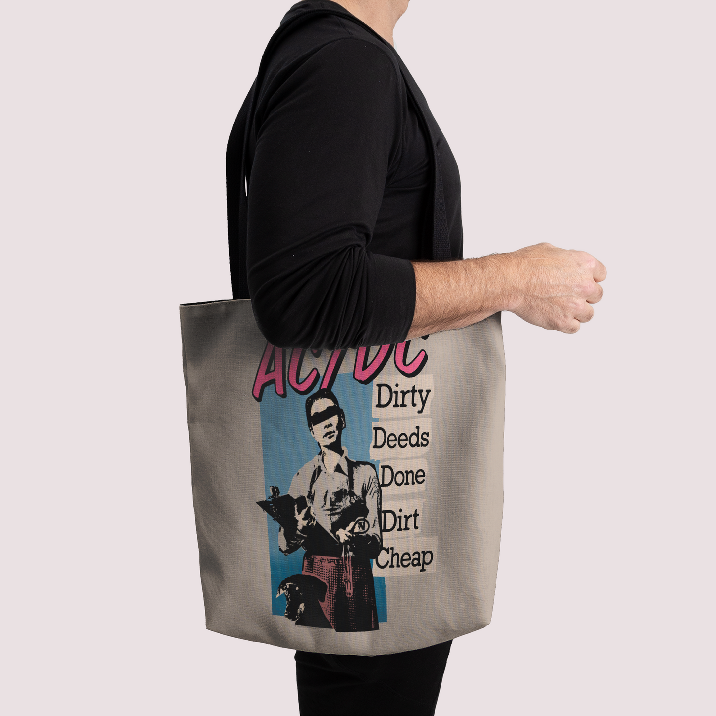 ACDC Dirty Deeds Done Dirt Cheap Tote Bag