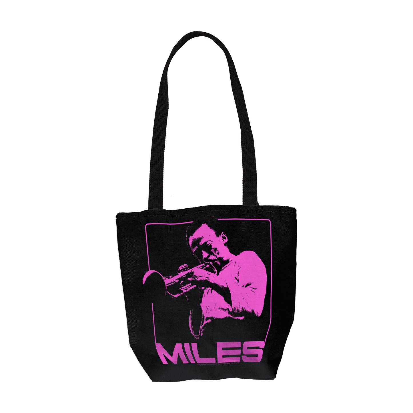 Miles Davis Pink Square and Miles Davis Pink Square with Tote Bag