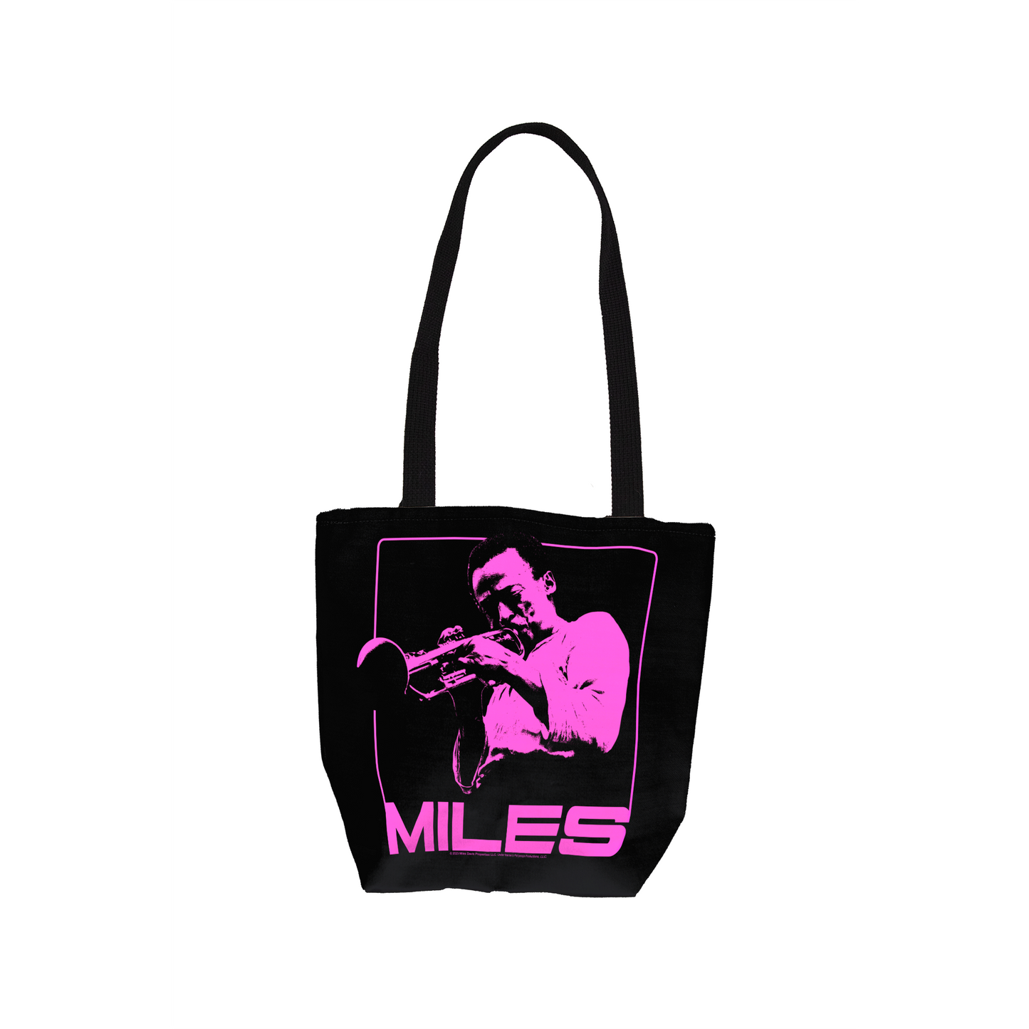 Miles Davis Pink Square and Miles Davis Pink Square with Tote Bag