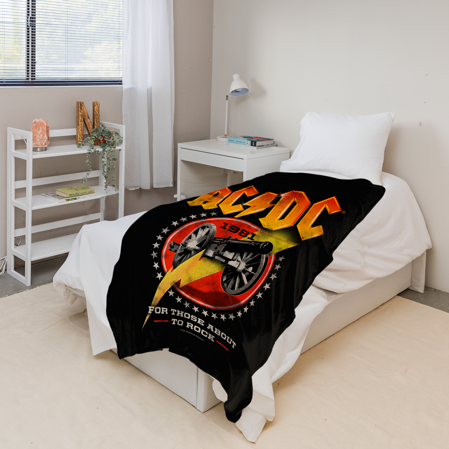 ACDC For Those About To Rock 1981 Fleece Blanket