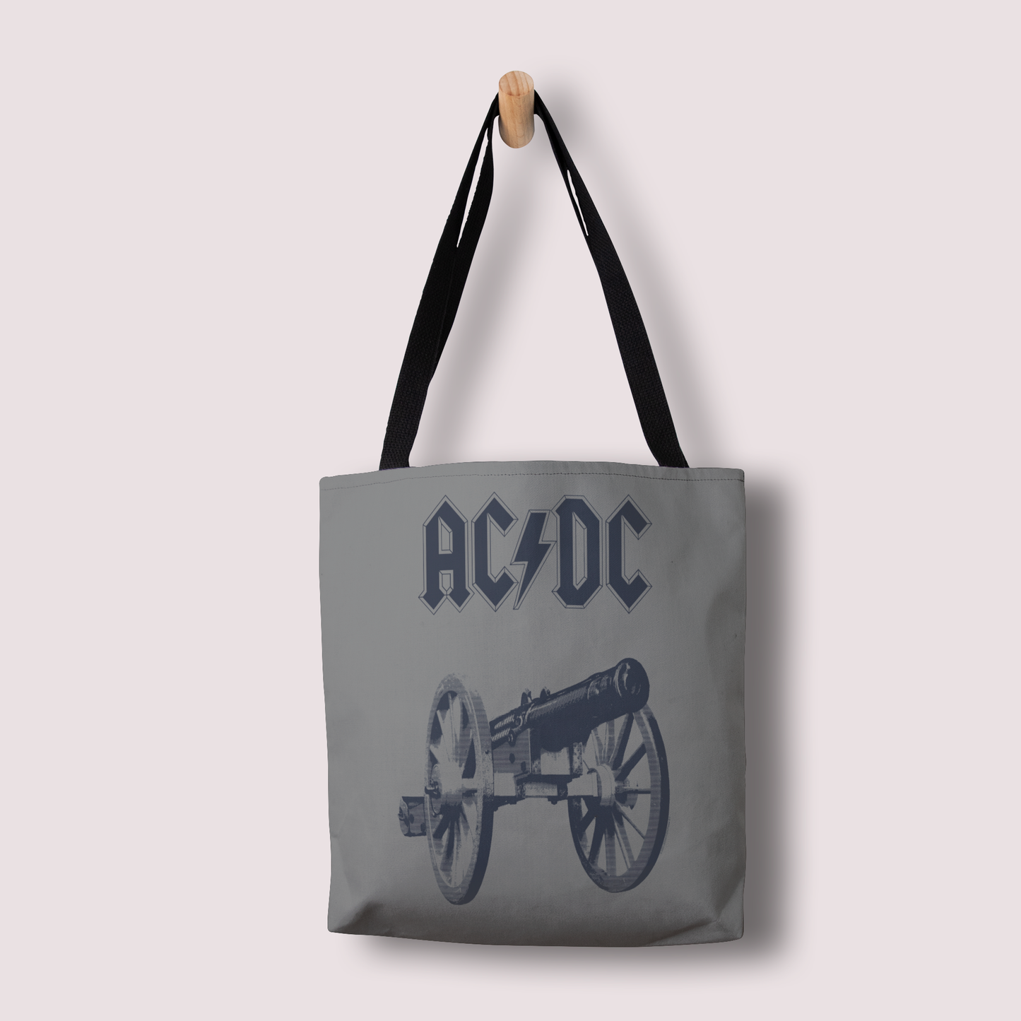 ACDC Cannon Tie Dye Tote Bag