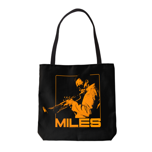 Miles Davis Orange Square and Miles Davis Orange Square with Tote Bag