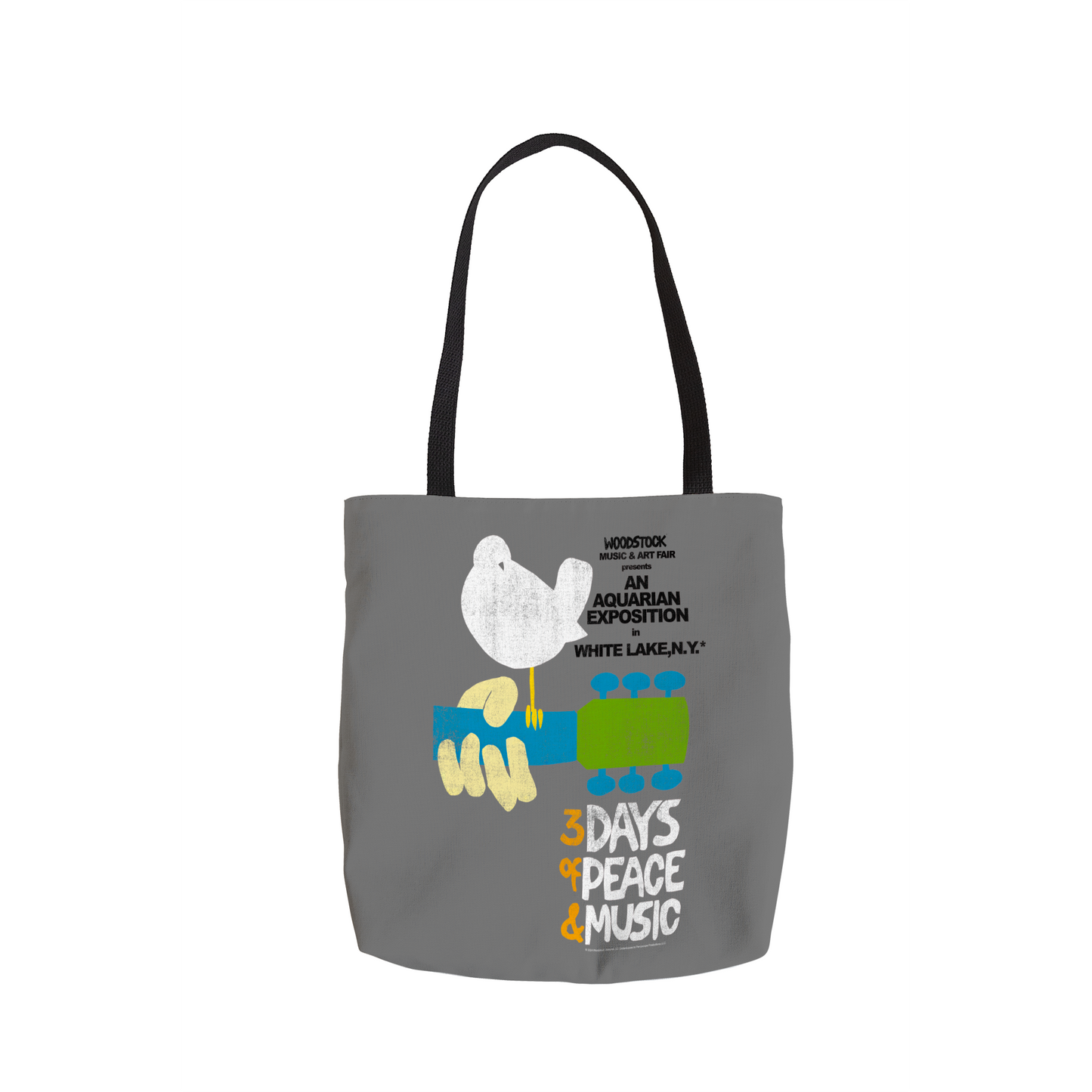 Woodstock Festival Poster and Woodstock Festival Poster with Tote Bag