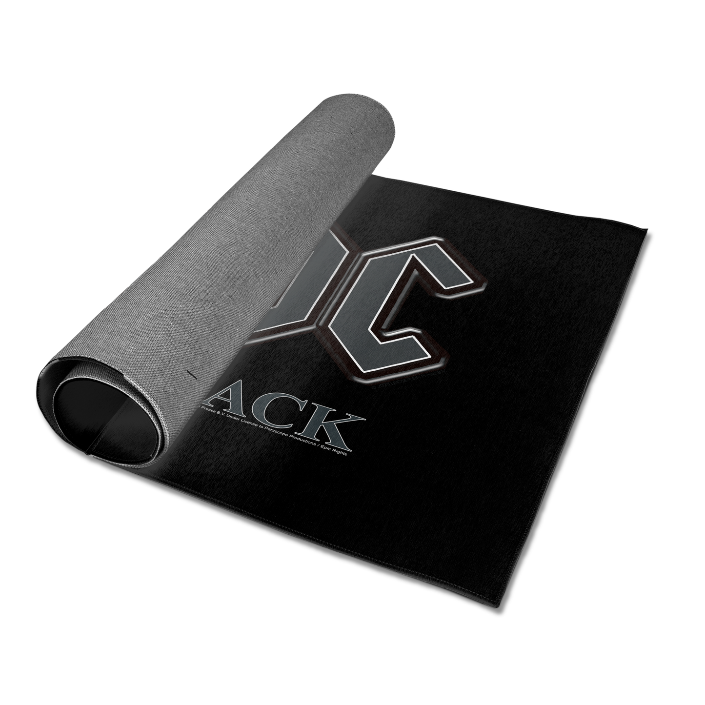 ACDC Back in Black Area Rug