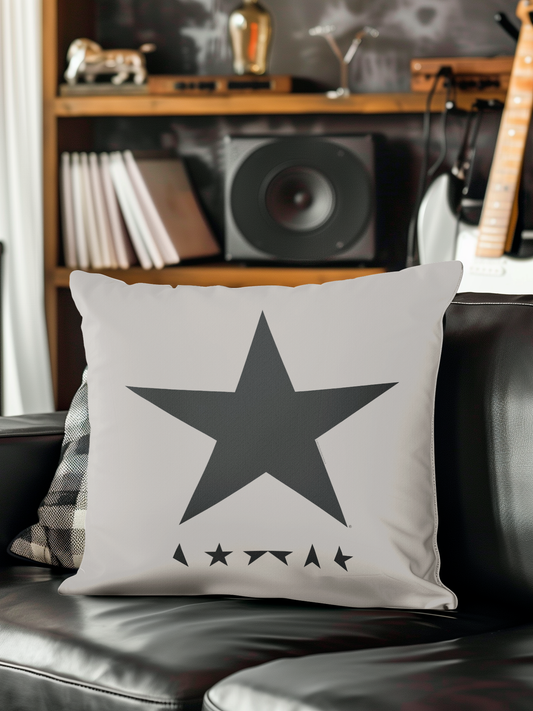 David Bowie Star Logo Pillow