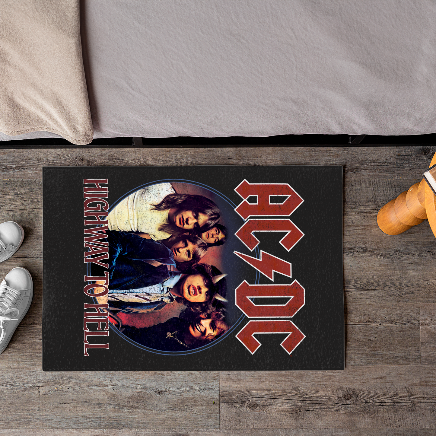 ACDC Highway To Hell Circle Area Rug