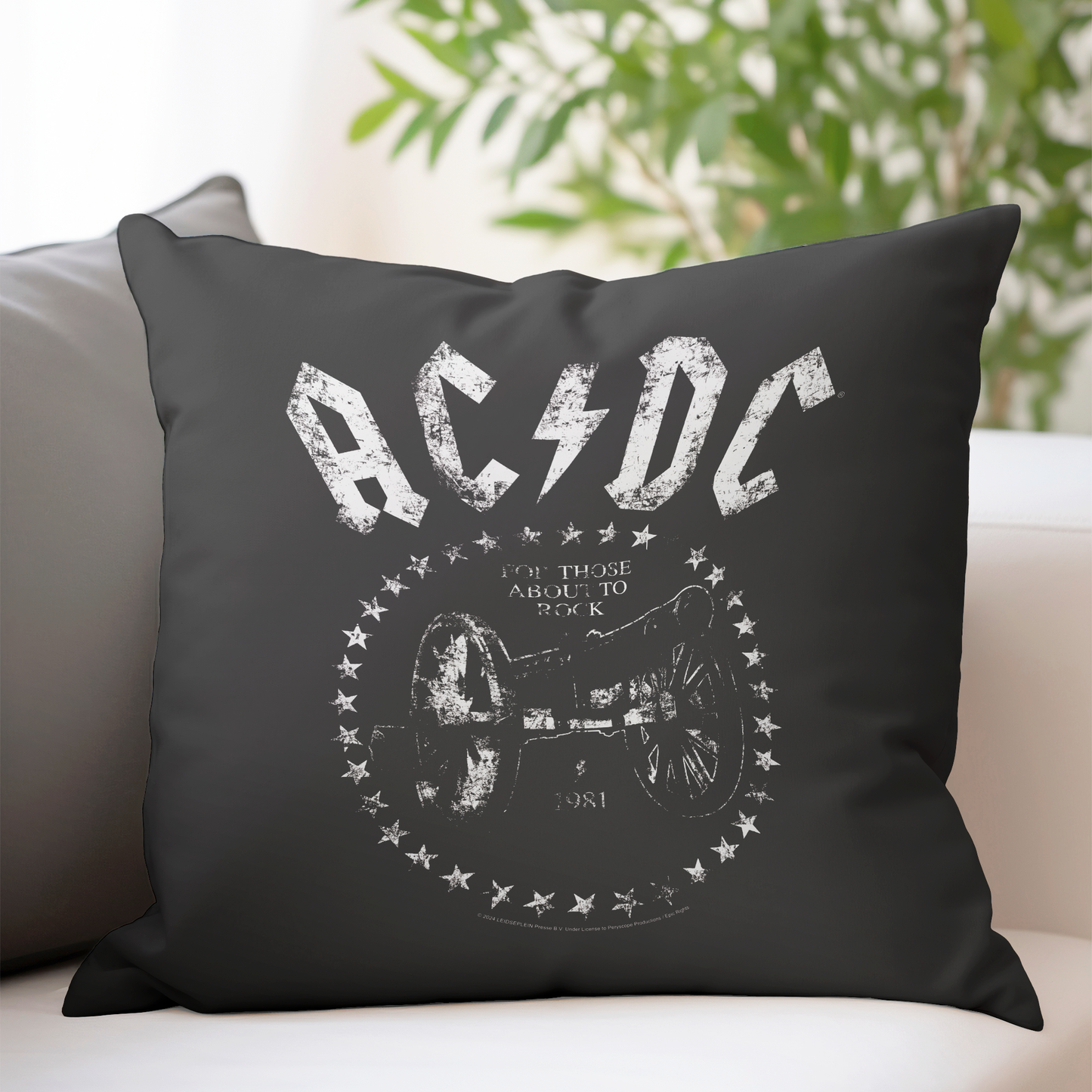 ACDC We Salute You Cannon Pillow