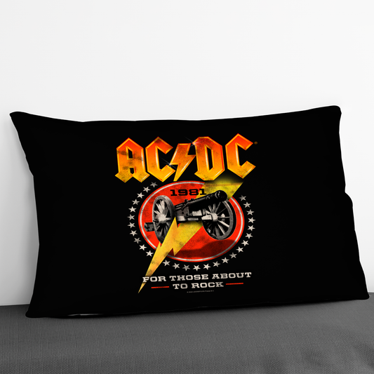 ACDC For Those About To Rock 1981 Pillow rectangular