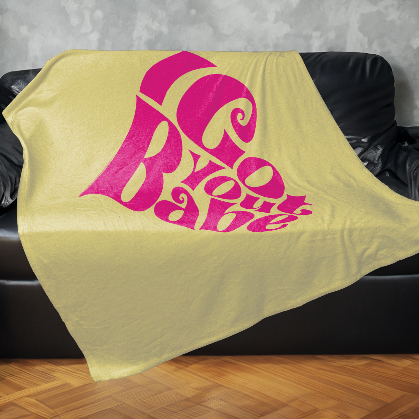 Sonny & Cher I Got You Babe with Fleece Blanket