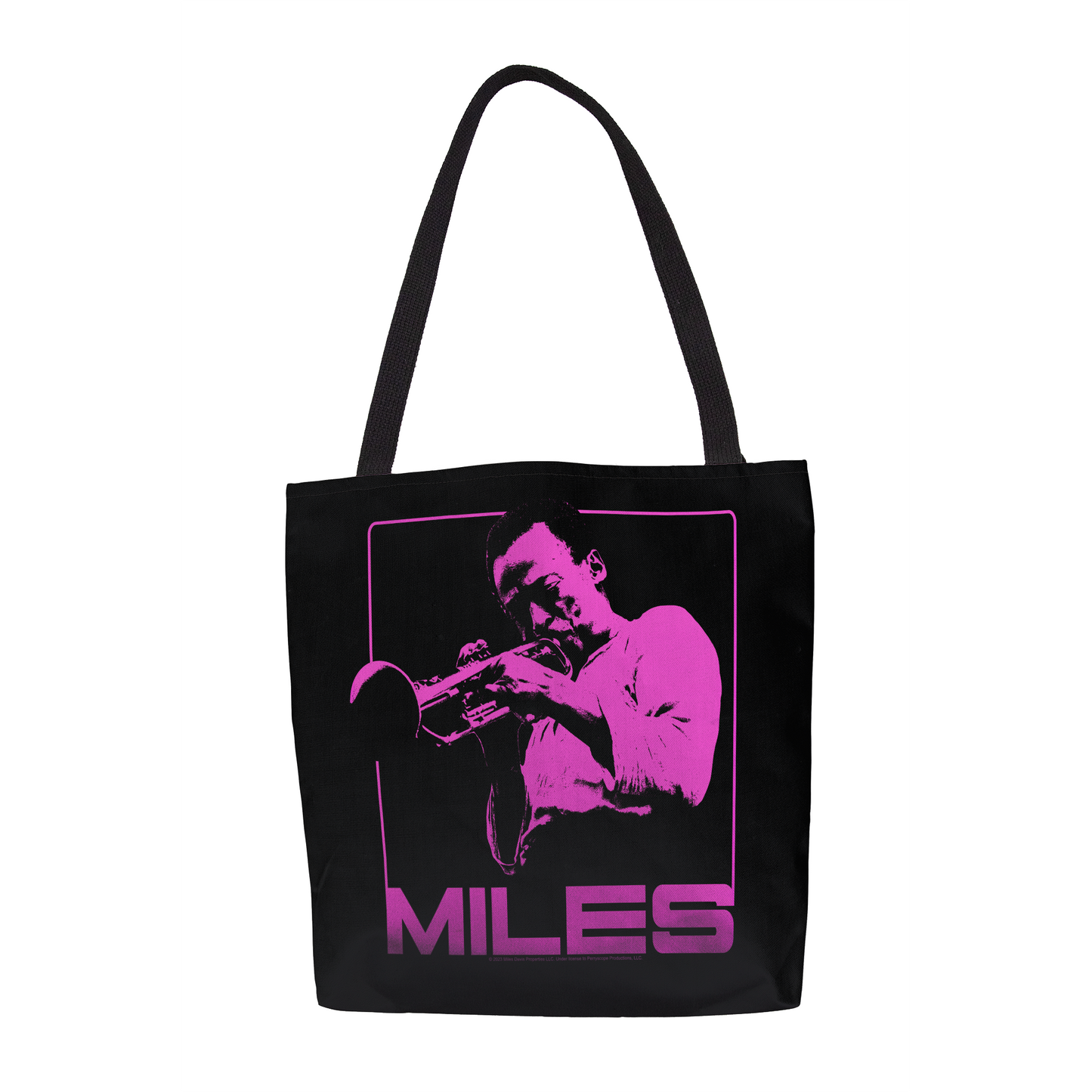 Miles Davis Pink Square and Miles Davis Pink Square with Tote Bag