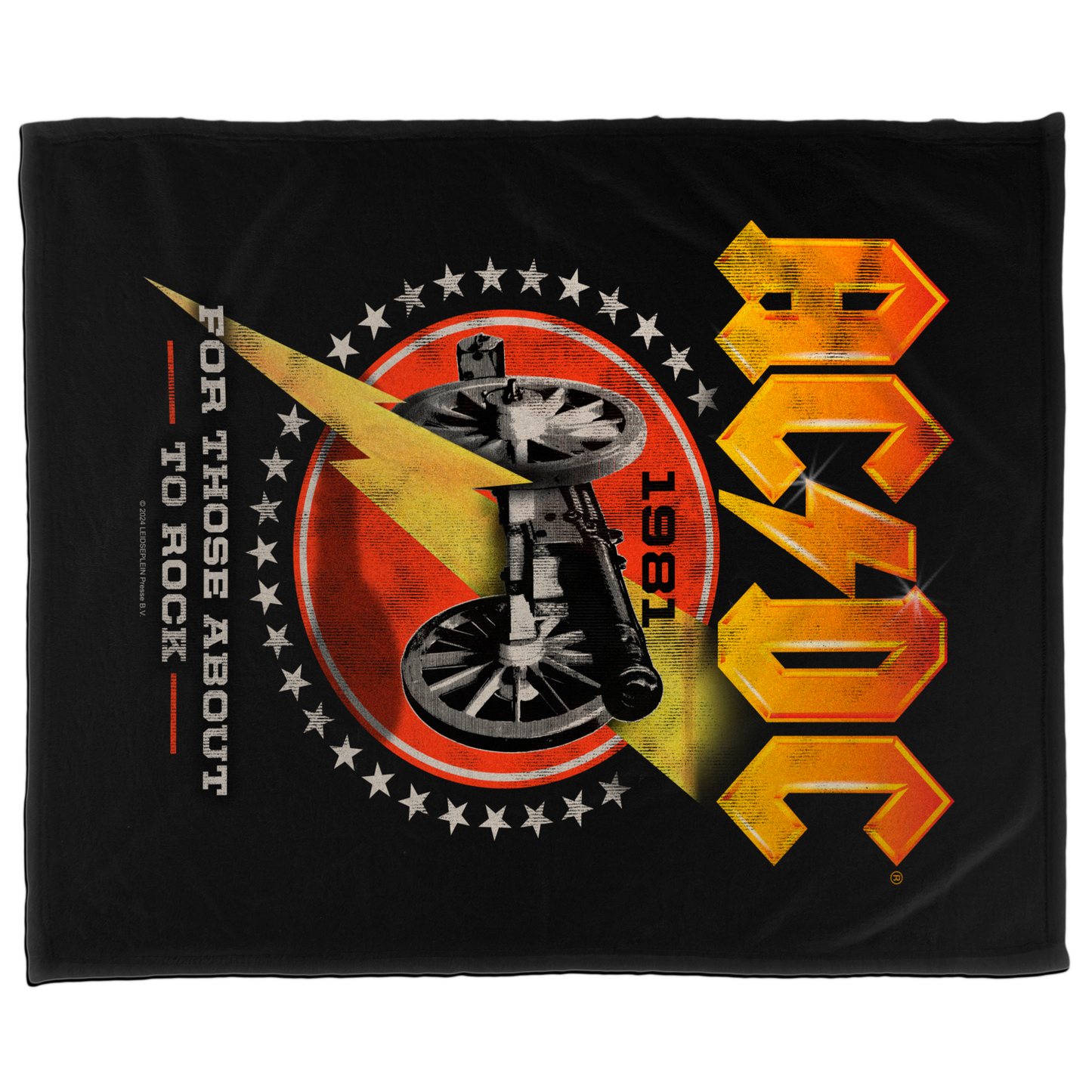 ACDC For Those About To Rock 1981 Fleece Blanket