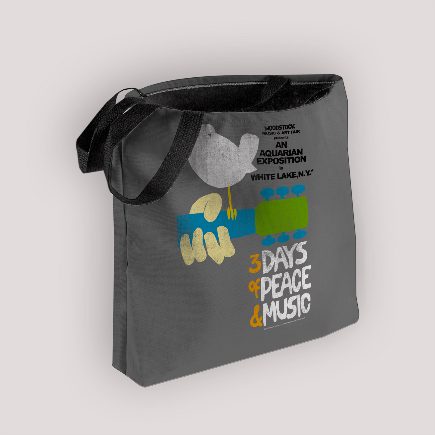 Woodstock Festival Poster and Woodstock Festival Poster with Tote Bag