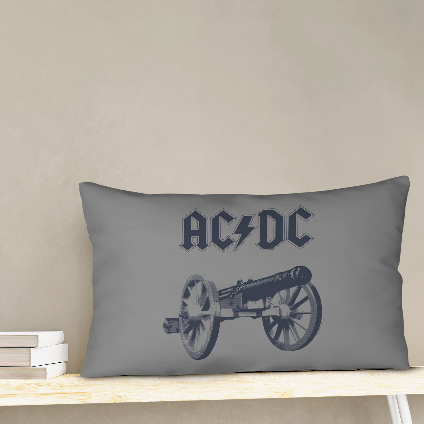 ACDC Cannon Tie Dye Pillow rectangular