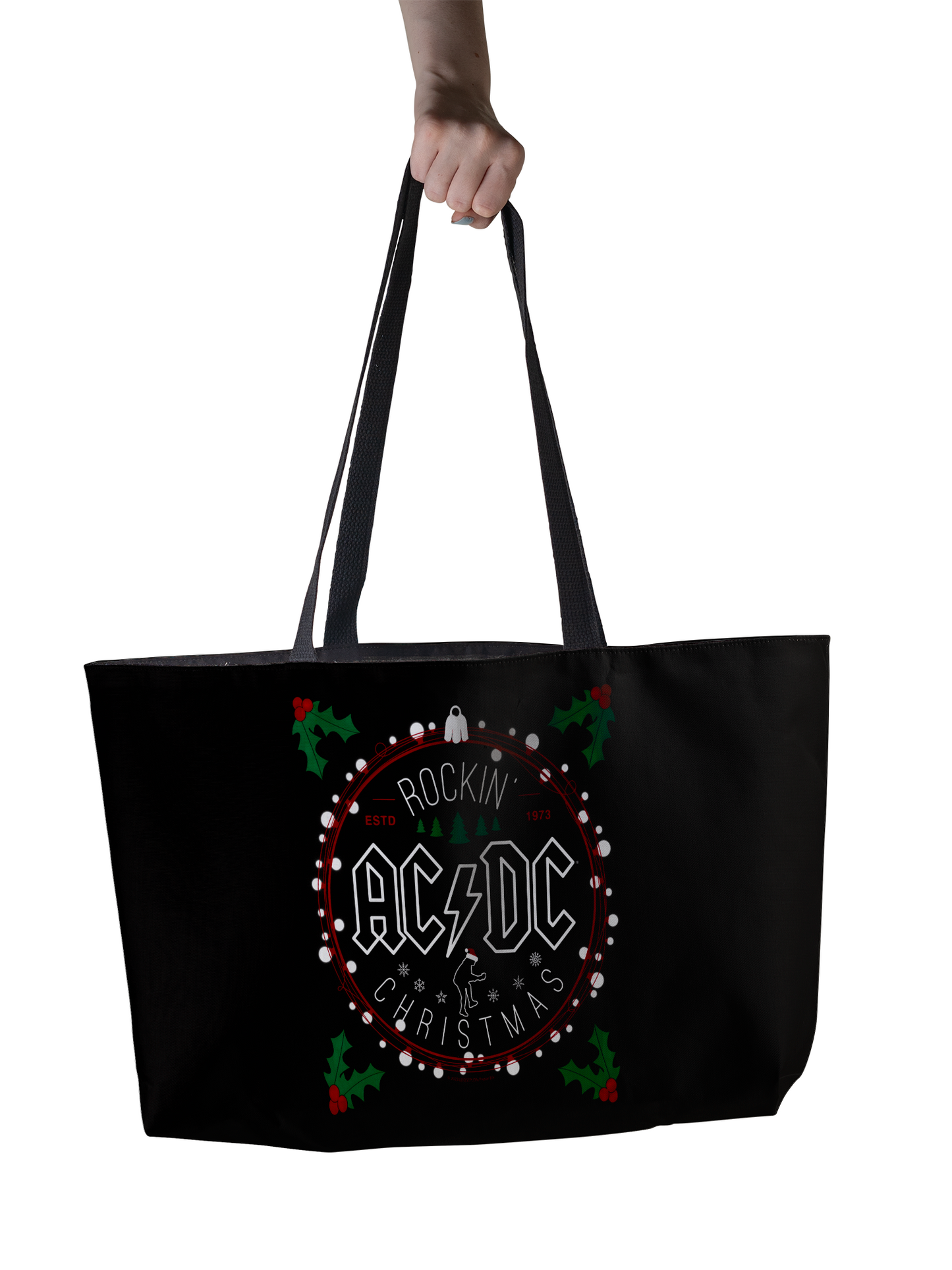 ACDC Christmas Circle Totebag