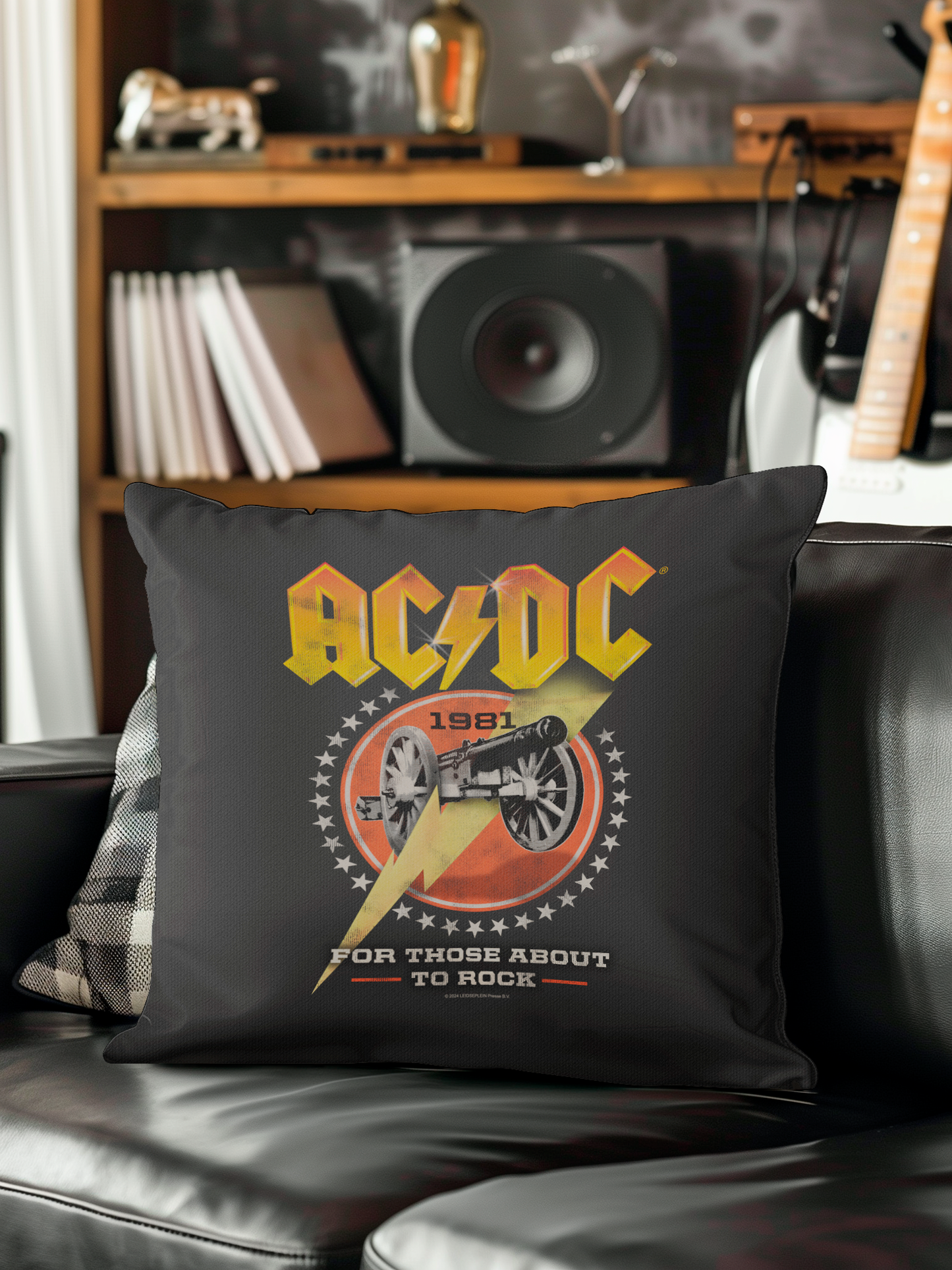 ACDC For Those About To Rock 1981 Pillow square