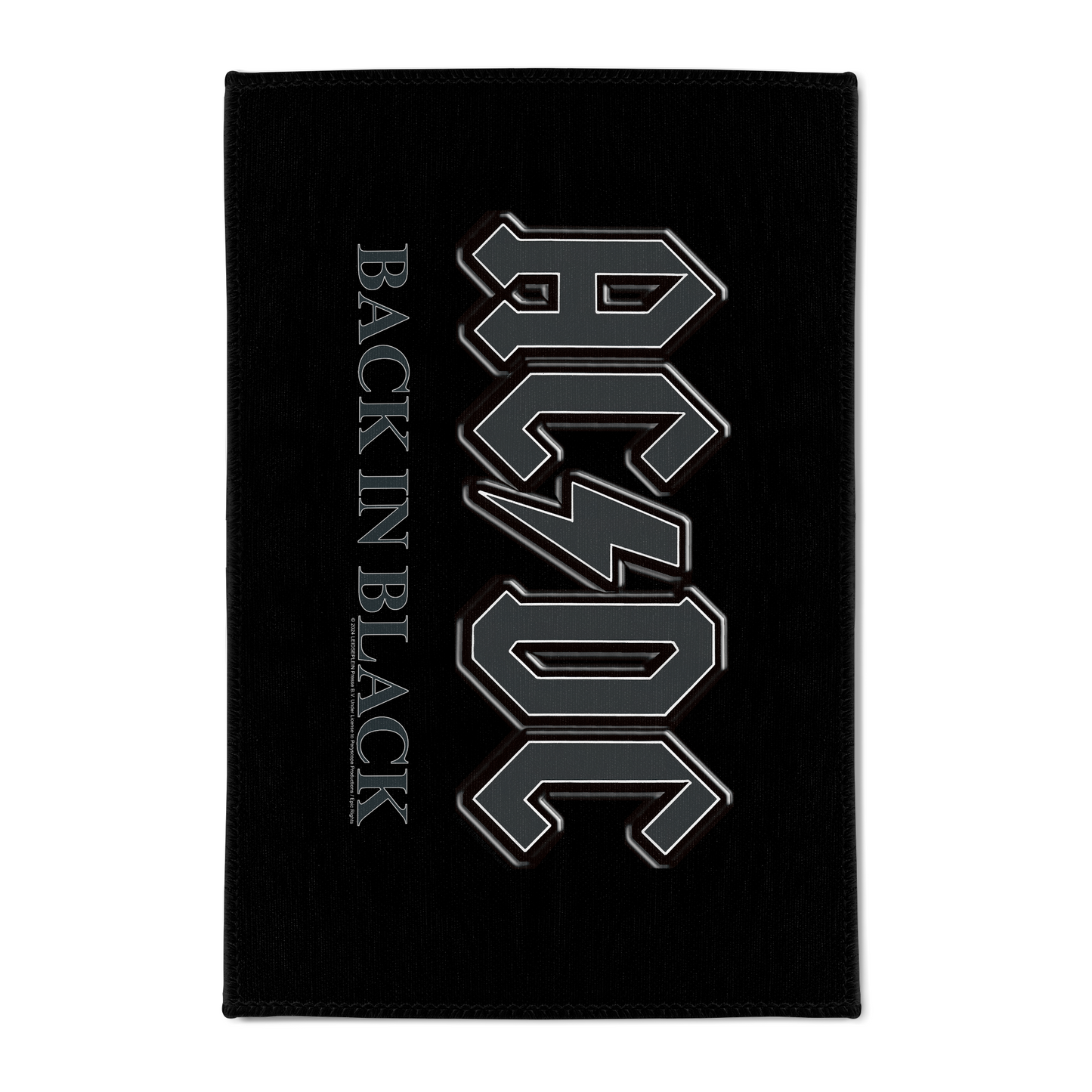 ACDC Back in Black Area Rug