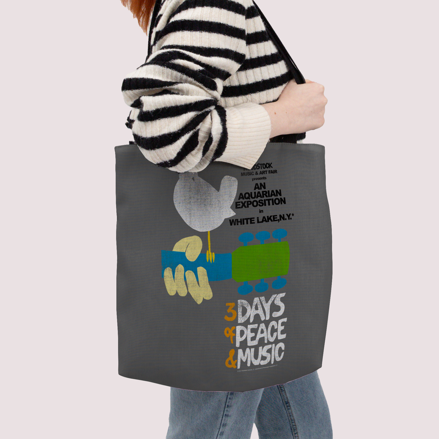 Woodstock Festival Poster and Woodstock Festival Poster with Tote Bag