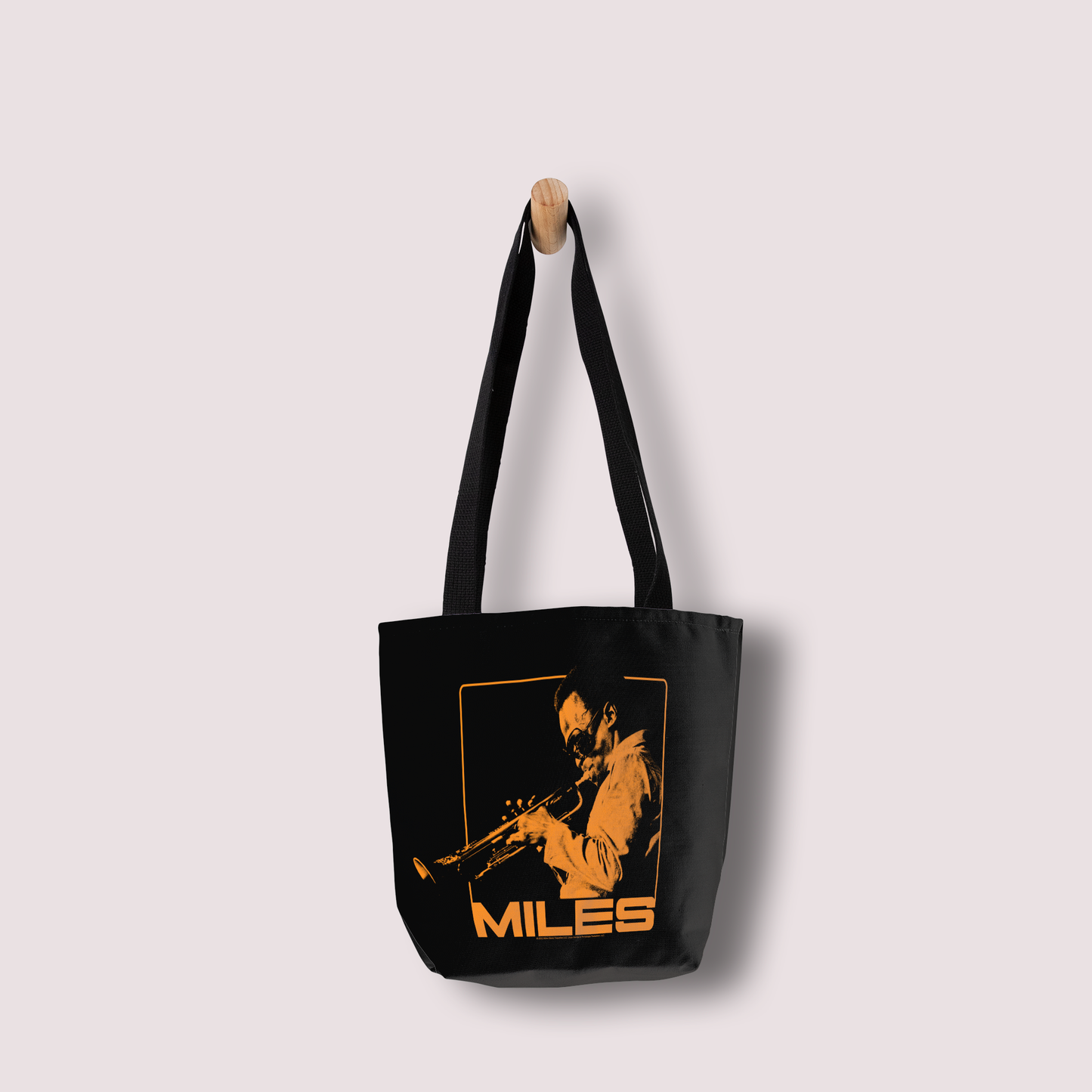 Miles Davis Orange Square and Miles Davis Orange Square with Tote Bag