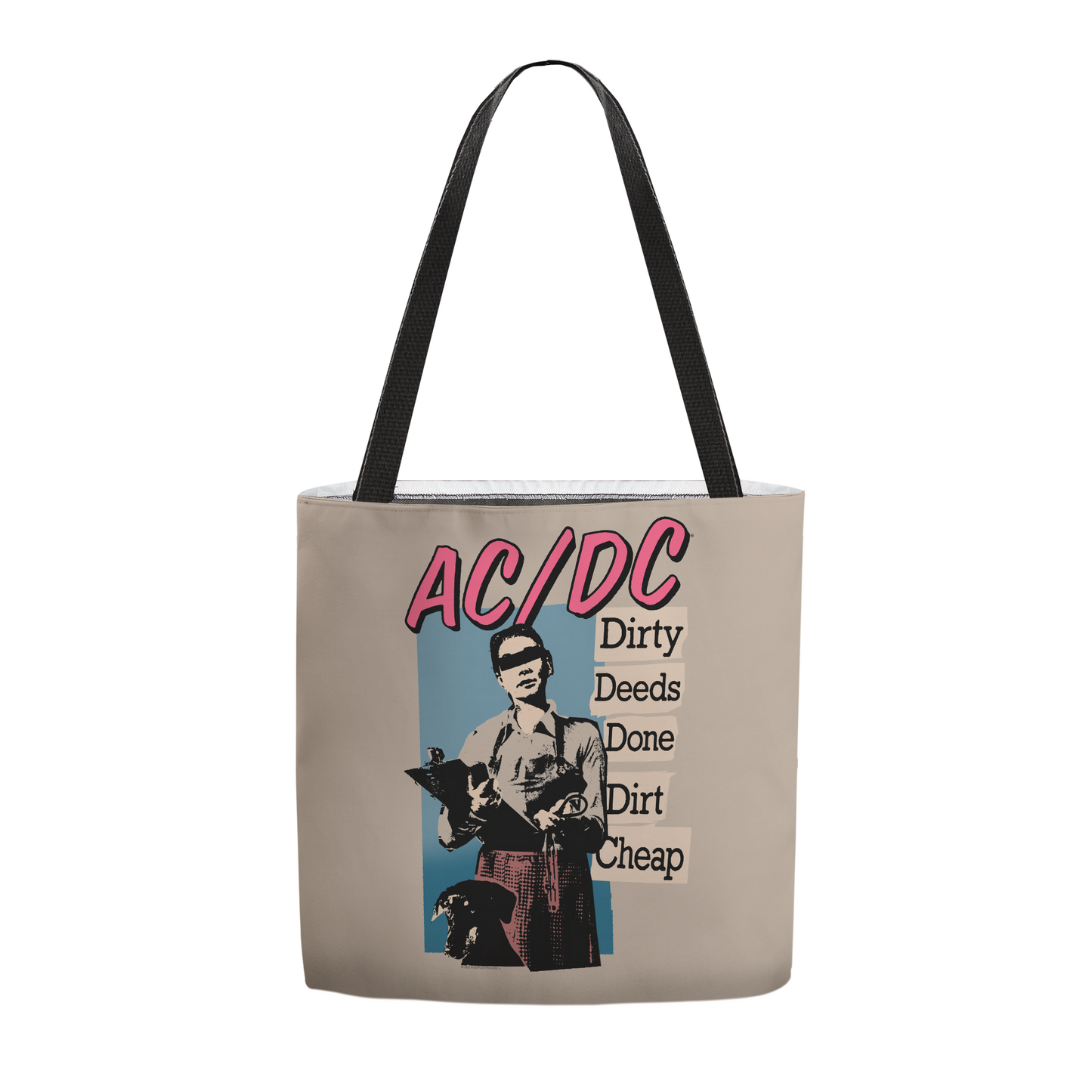 ACDC Dirty Deeds Done Dirt Cheap Tote Bag