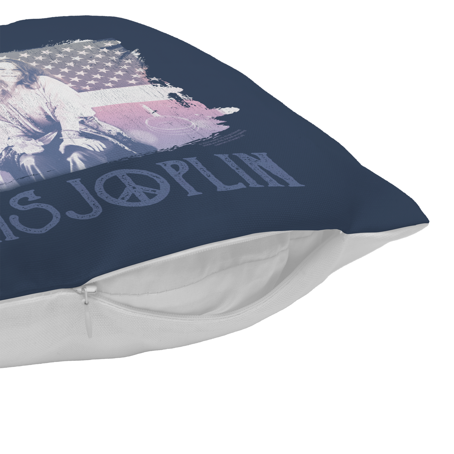 Janis Joplin Stove Flag with Pillow square