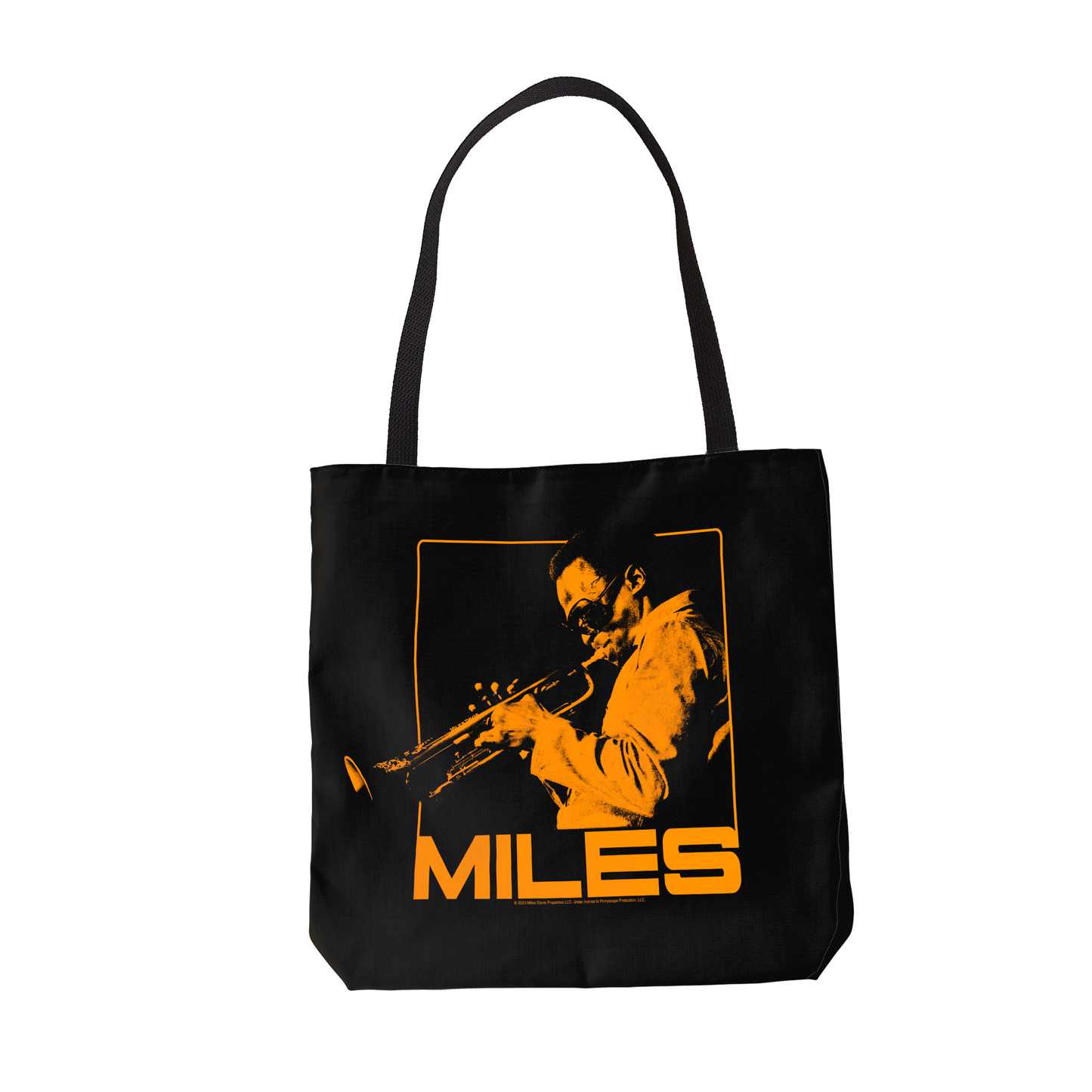 Miles Davis Orange Square and Miles Davis Orange Square with Tote Bag