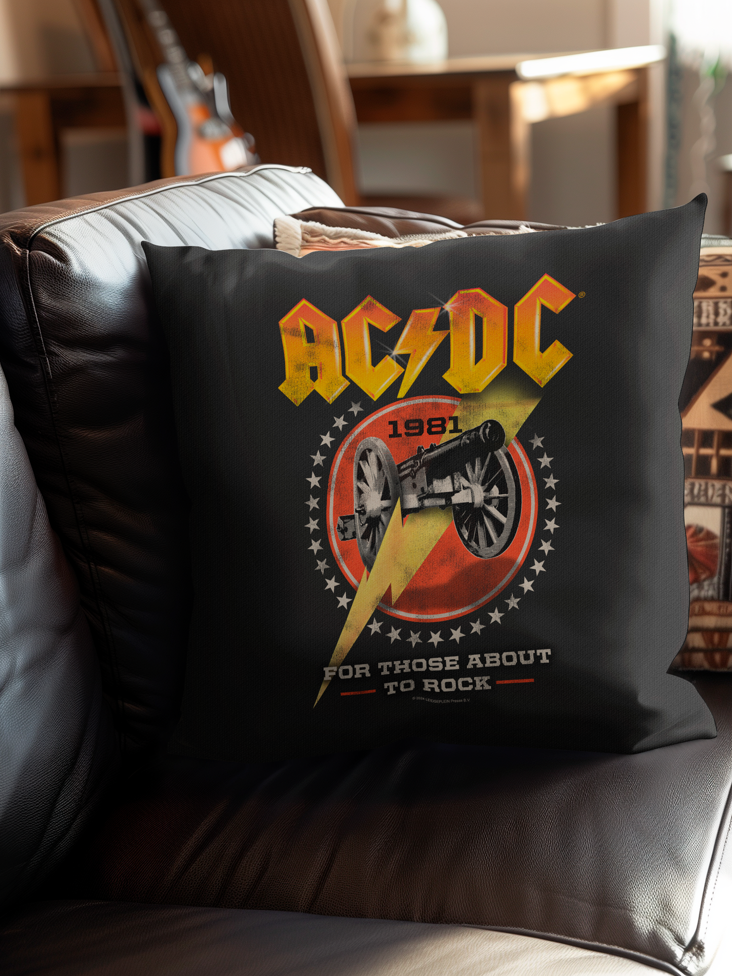 ACDC For Those About To Rock 1981 Pillow square