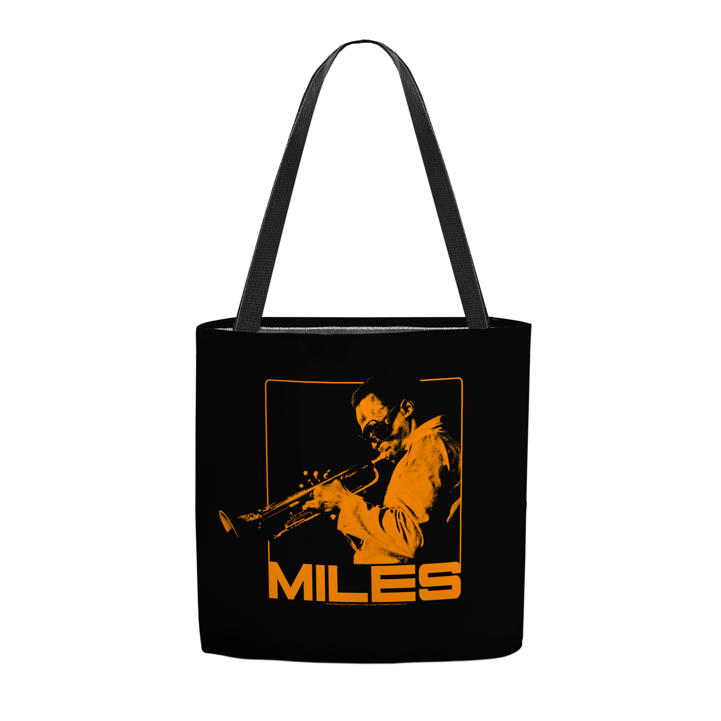 Miles Davis Orange Square and Miles Davis Orange Square with Tote Bag