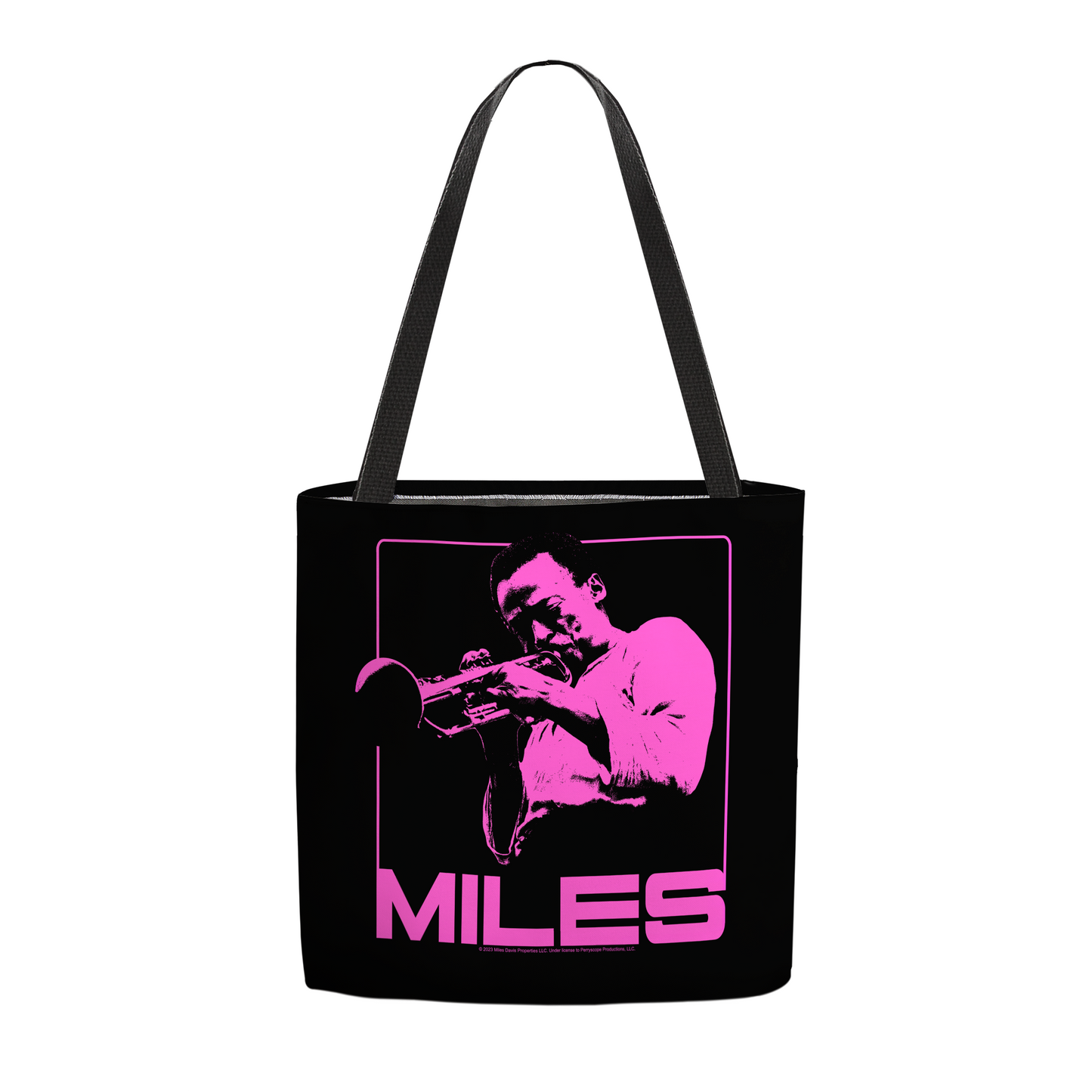 Miles Davis Pink Square and Miles Davis Pink Square with Tote Bag