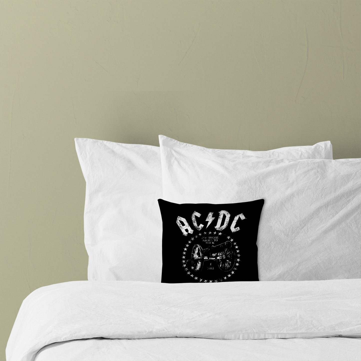 ACDC We Salute You Cannon Pillow