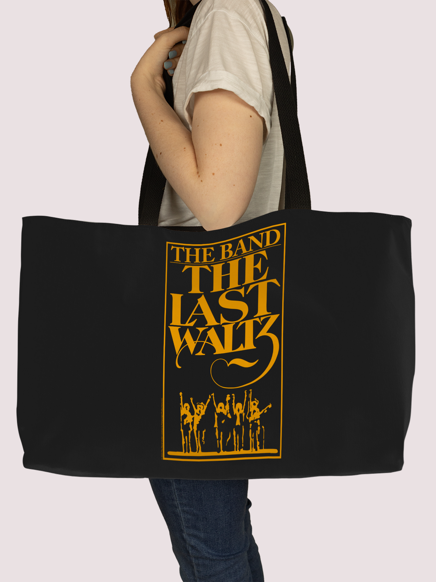 The Band The Last Waltz Yellow Print with Weekender Totebag