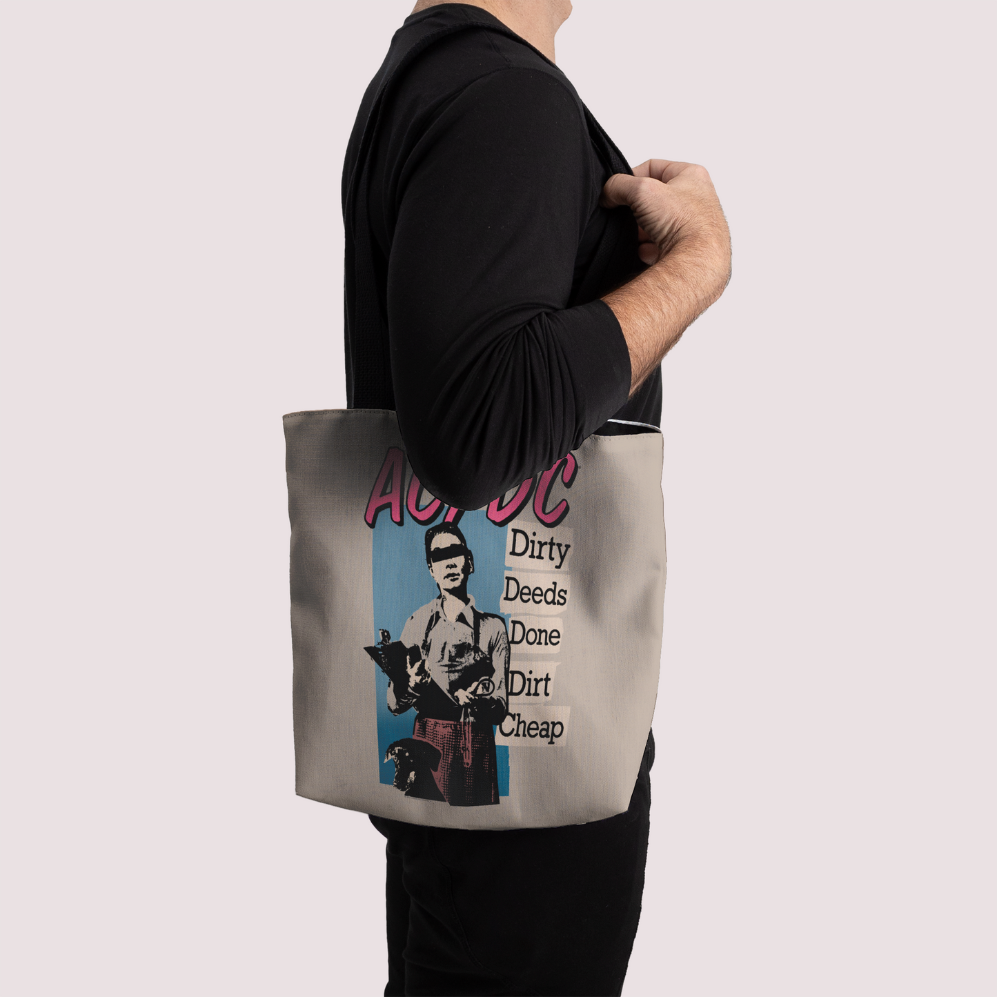 ACDC Dirty Deeds Done Dirt Cheap Tote Bag