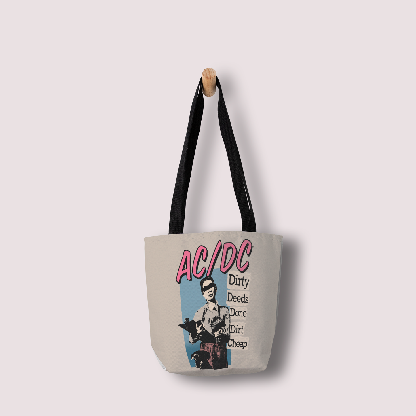 ACDC Dirty Deeds Done Dirt Cheap Tote Bag