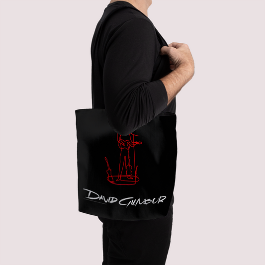 David Glimour Sketched Art White with Tote Bag