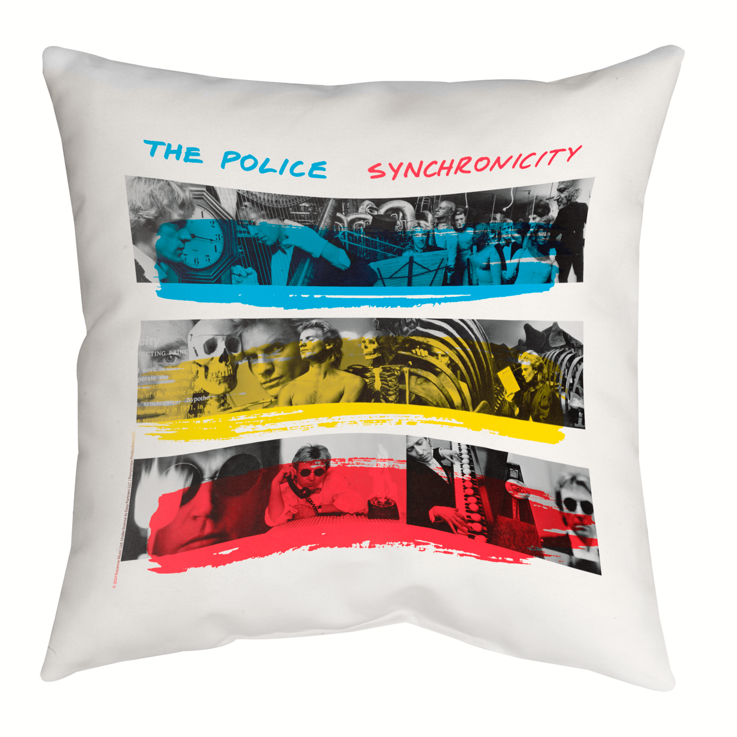 The Police Synchronicity and The Police Synchronicity with Pillow square