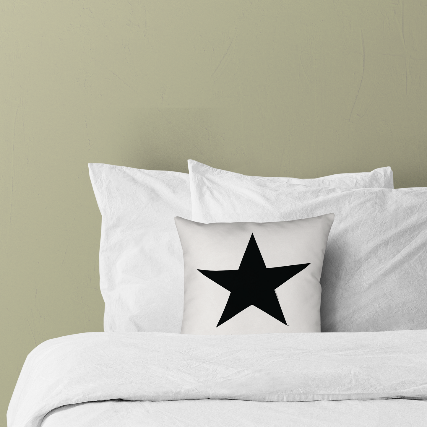 David Bowie Star Logo Pillow