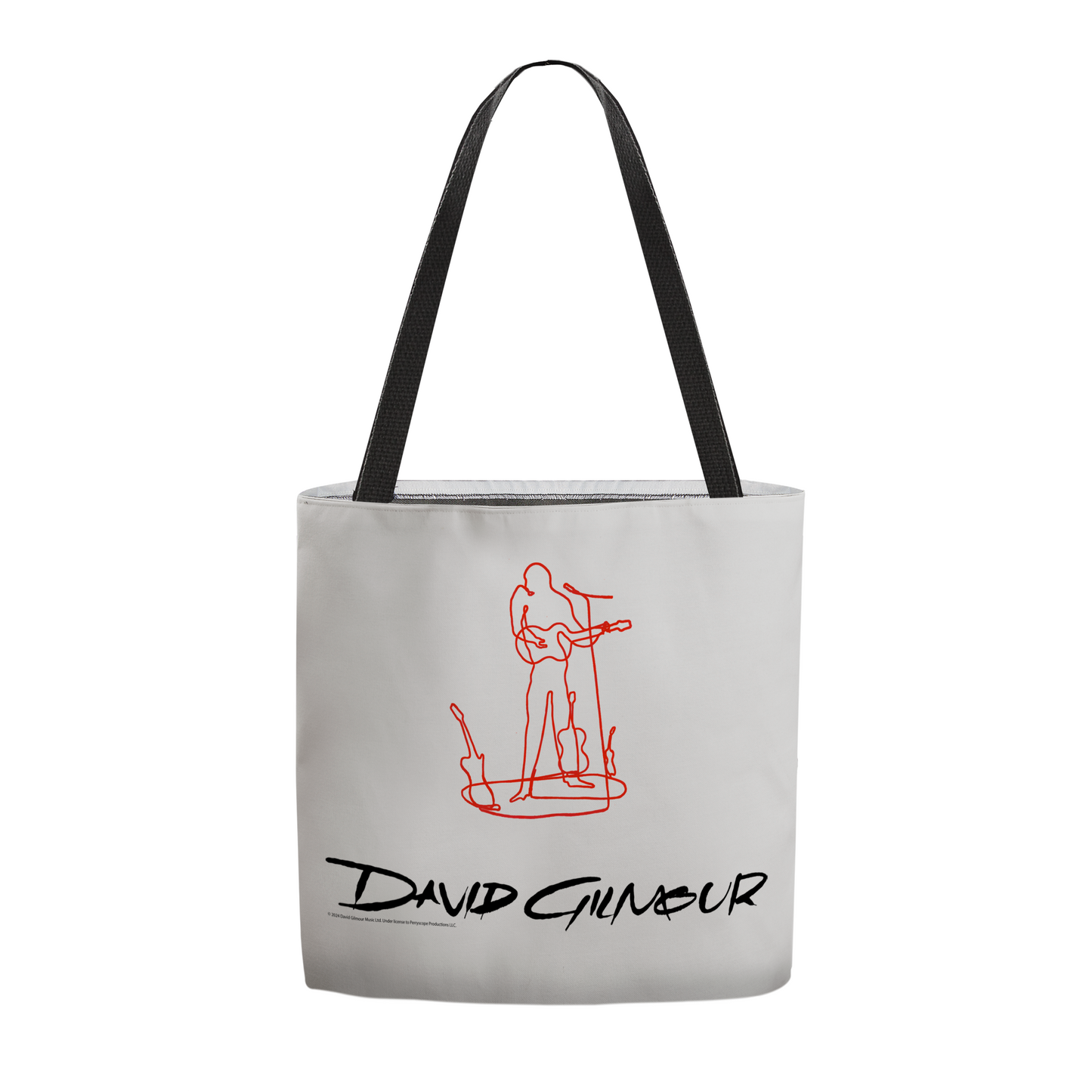 David Gilmour Line Art and David Gilmour Line Art with Tote Bag