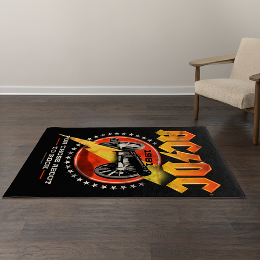 ACDC For Those About To Rock 1981 Area Rug