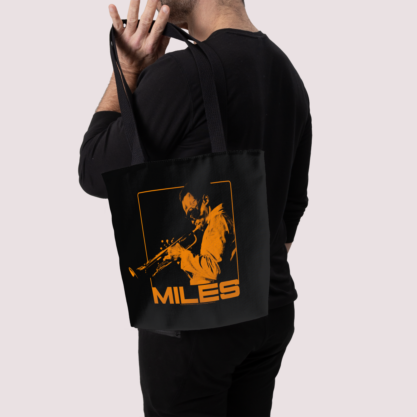 Miles Davis Orange Square and Miles Davis Orange Square with Tote Bag