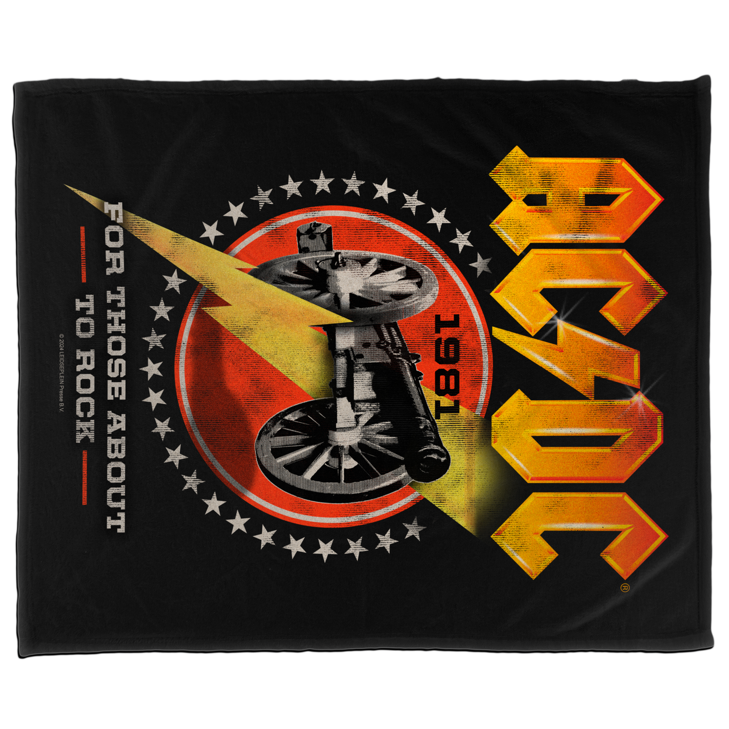 ACDC For Those About To Rock 1981 Fleece Blanket 50X60 Inches