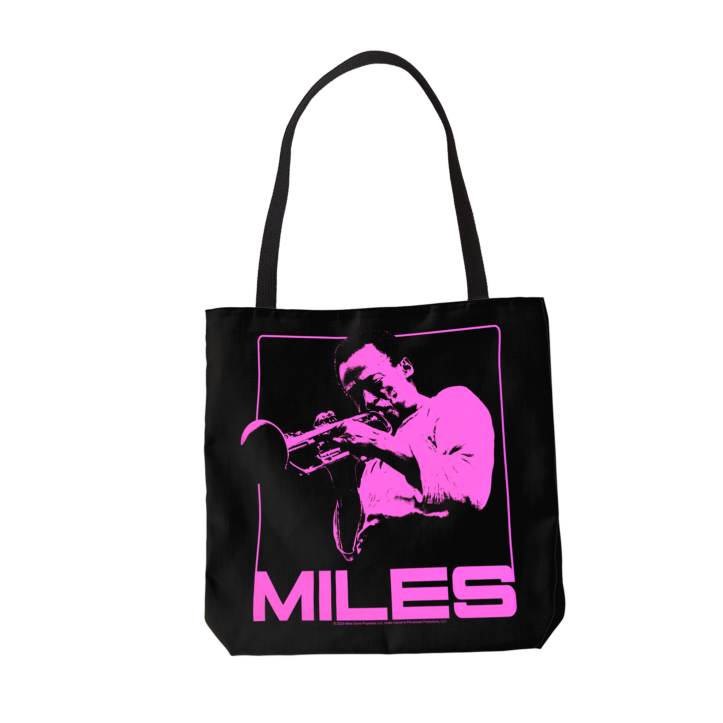 Miles Davis Pink Square and Miles Davis Pink Square with Tote Bag