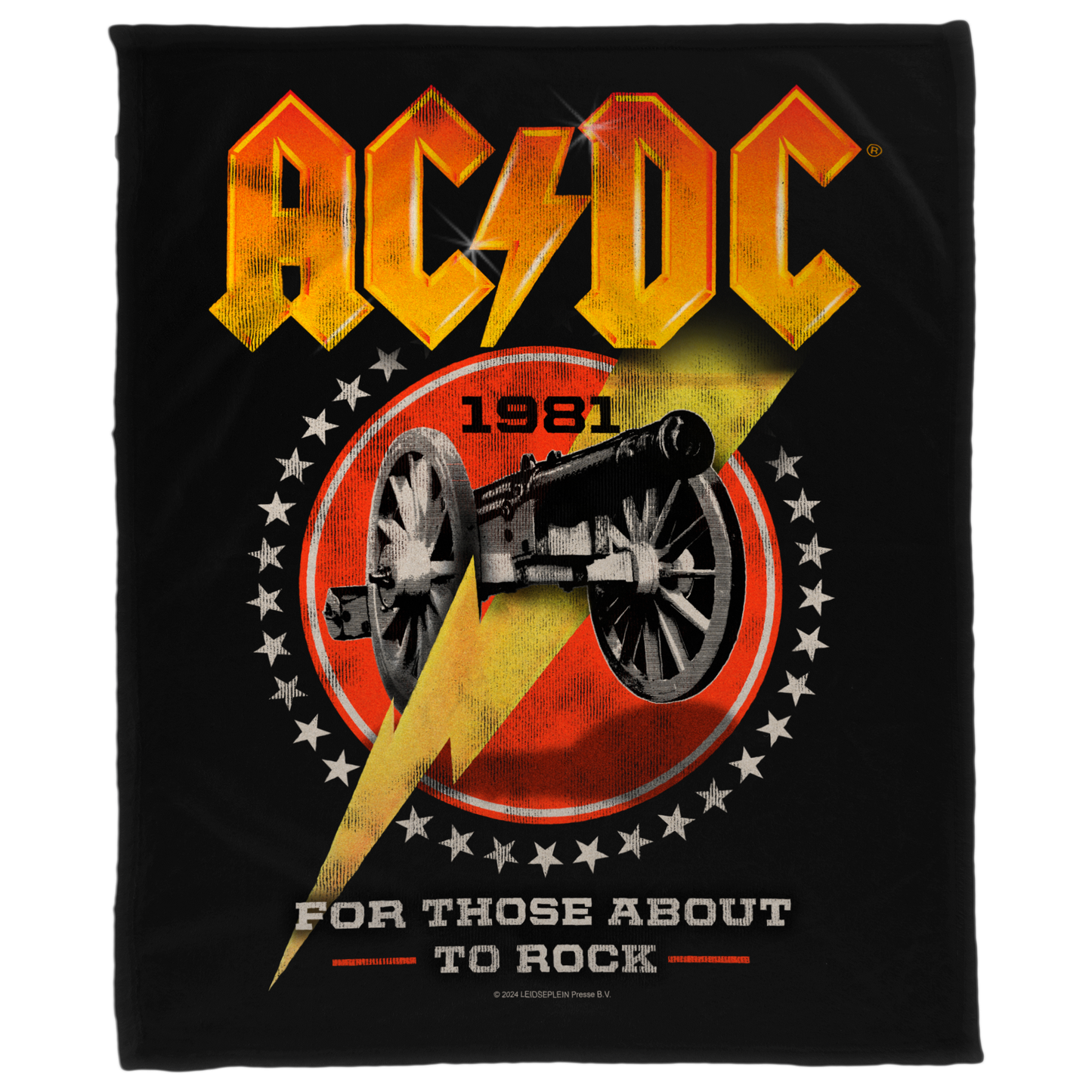 ACDC For Those About To Rock 1981 Fleece Blanket 50X60 Inches