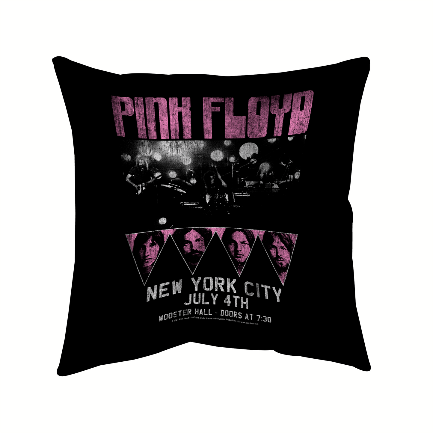 Pink Floyd Tour NYC Pillow