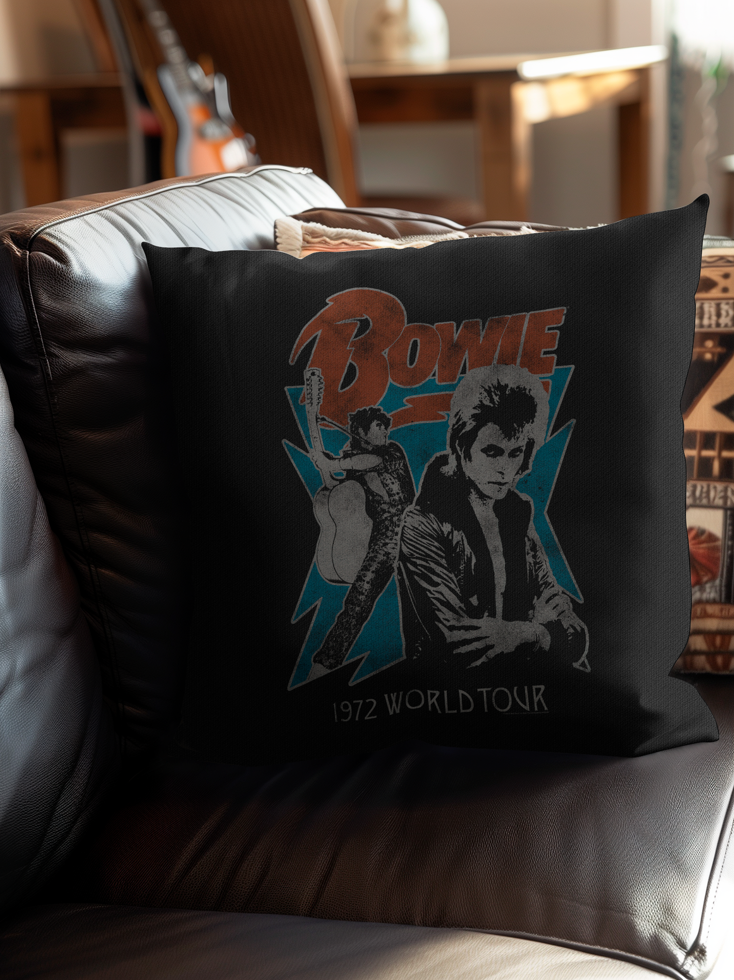 David Bowie Tour 72 Pillow