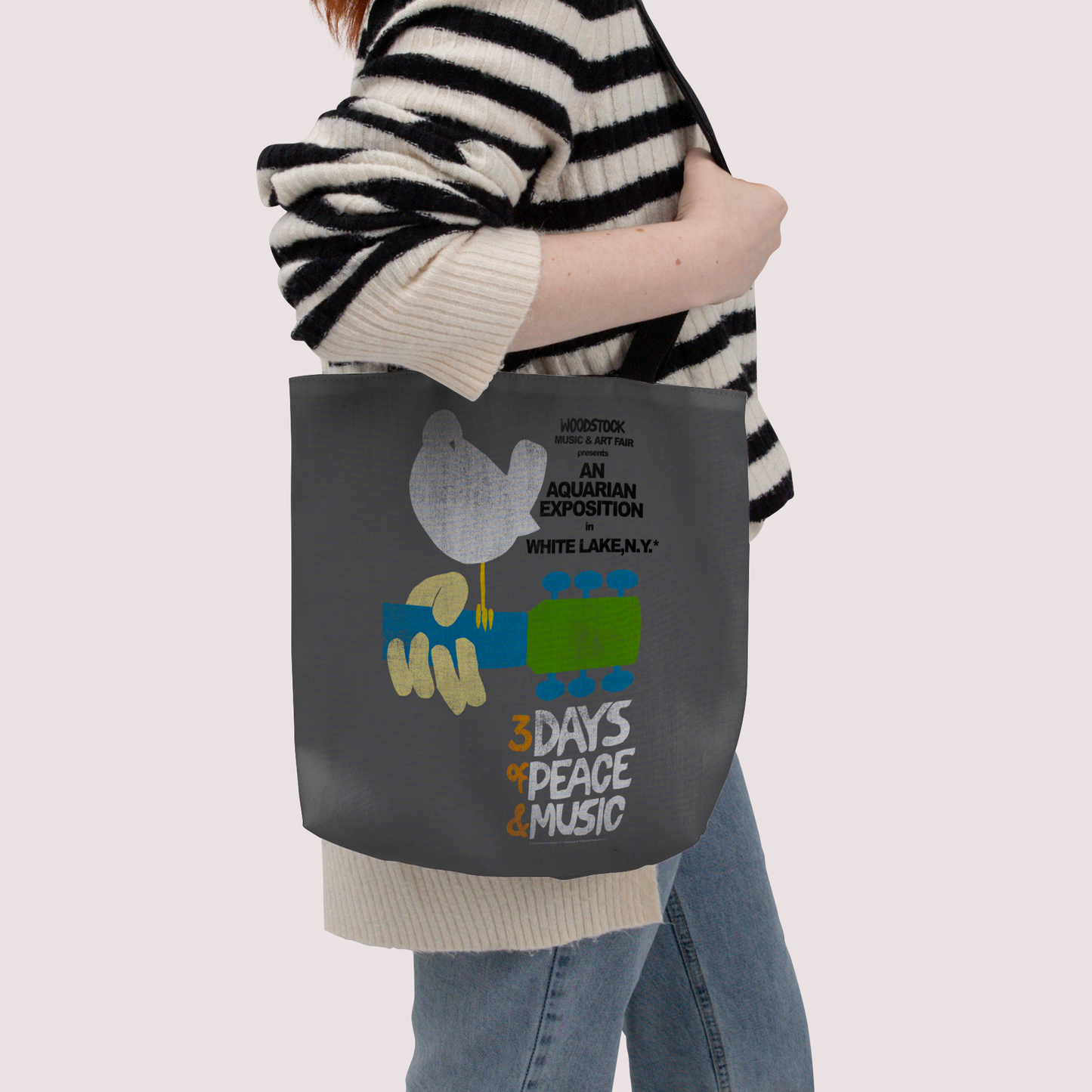 Woodstock Festival Poster and Woodstock Festival Poster with Tote Bag